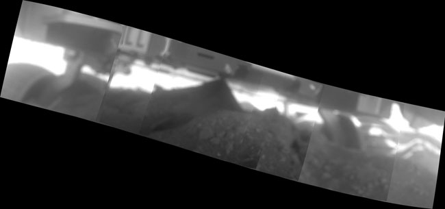 Stuck Spirit Rover Images Its Belly